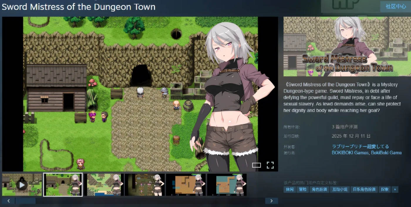  地下城女剑士 Steam官方中文版 [新作/1.3G][PC游戏]