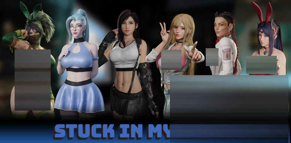 困在我的游戏里/Stuck in My Game V0.10.0 汉化版 PC+安卓直装/1.2G[更新/同人SLG/动态]